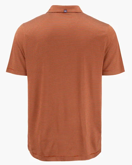 Forge Recycled Fine Line Stripe Four-Way Stretch Men's Polo — view 23