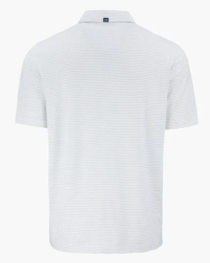 Forge Recycled Fine Line Stripe Four-Way Stretch Men's Polo — view 26