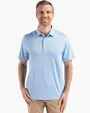 Forge Recycled Fine Line Stripe Four-Way Stretch Men's Polo