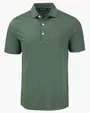 Forge Recycled Fine Line Stripe Four-Way Stretch Men's Polo — view 11