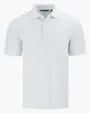 Forge Recycled Fine Line Stripe Four-Way Stretch Men's Polo — view 25