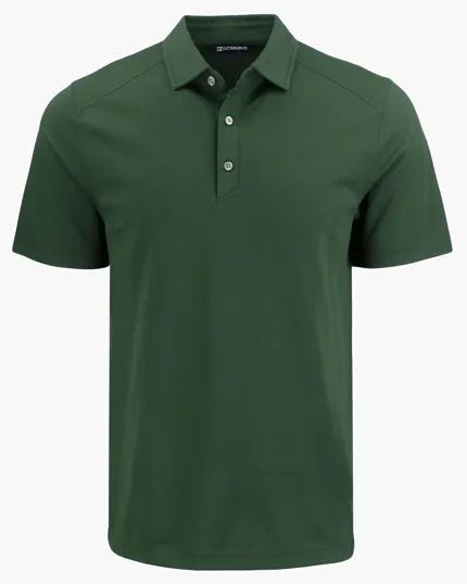 Advantage Refresh Recycled Cotton-Blend Pique Men's Polo — view 7