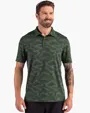 Coastline Recycled Double Peached Camo Print Men's Polo — view 7