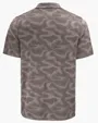 Coastline Recycled Double Peached Camo Print Men's Polo — view 14
