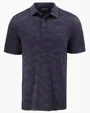 Coastline Recycled Double Peached Camo Print Men's Polo — view 9