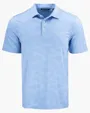Coastline Recycled Double Peached Camo Print Men's Polo — view 10