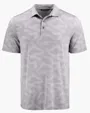 Coastline Recycled Double Peached Camo Print Men's Polo — view 20