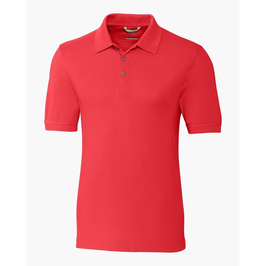 Advantage Recycled Cotton-Blend Pique Mens Polo — view 36
