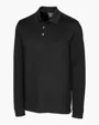 Advantage Recycled Cotton-Blend Pique Long Sleeve Polo — view 5