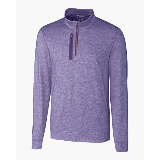Stealth Heathered Men's Quarter Zip — view 13