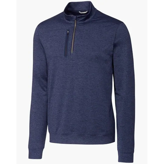 Stealth Heathered Men's Quarter Zip — view 15