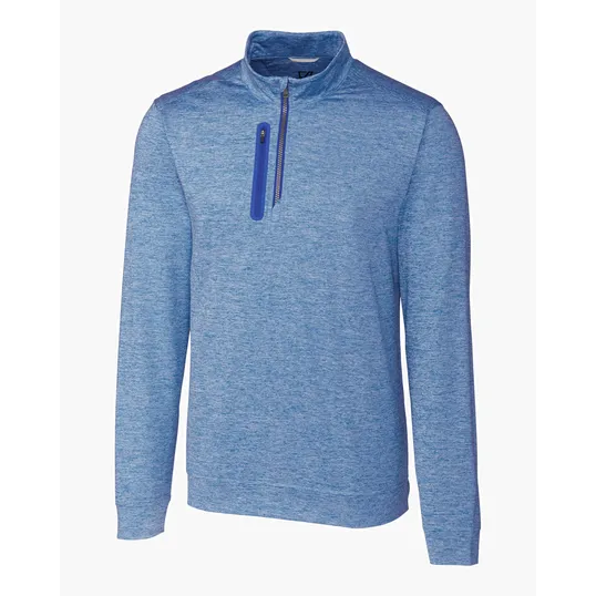Stealth Heathered Men's Quarter Zip — view 17