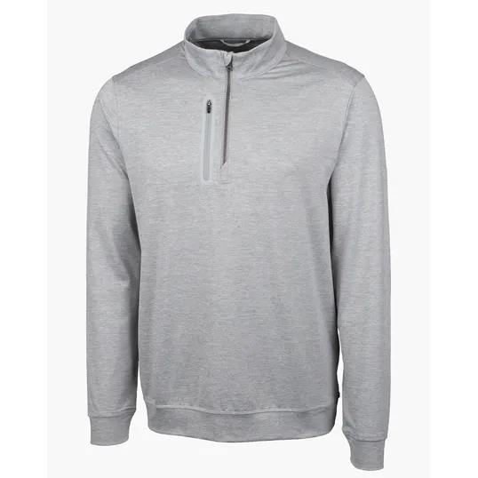 Stealth Heathered Men's Quarter Zip — view 18