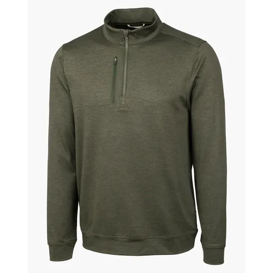 Stealth Heathered Men's Quarter Zip — view 19