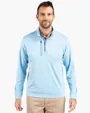 Stealth Heathered Men's Quarter Zip — view 2