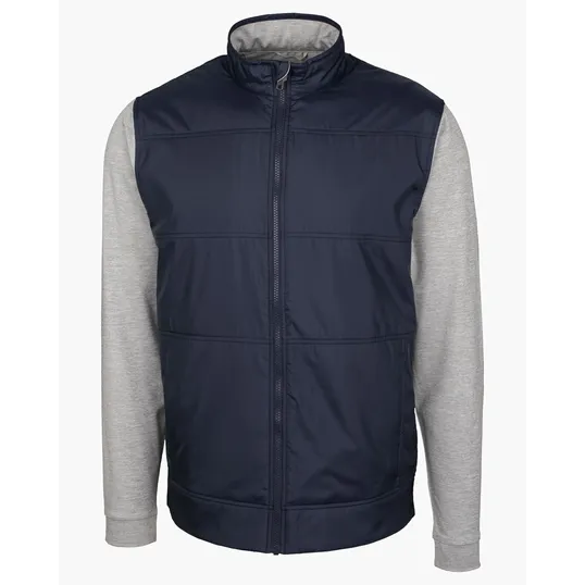 Stealth Recycled Hybrid Quilted Men's Windbreaker Jacket — view 8