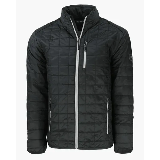 Rainier Recycled Insulated Puffer Jacket, Full Zip — view 12
