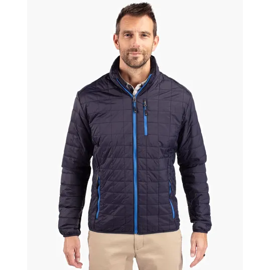 Rainier Recycled Insulated Puffer Jacket, Full Zip — view 4