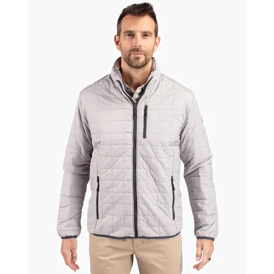 Rainier Recycled Insulated Puffer Jacket, Full Zip — view 5