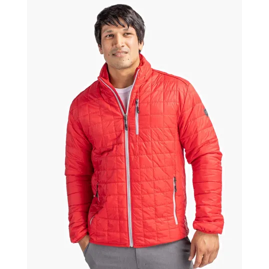 Rainier Recycled Insulated Puffer Jacket, Full Zip — view 7