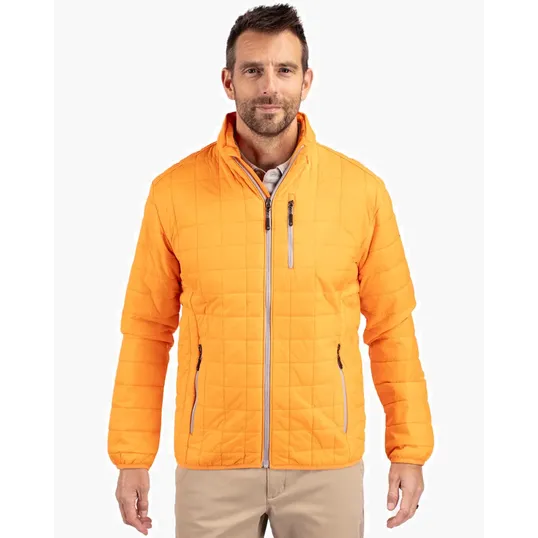 Rainier Recycled Insulated Puffer Jacket, Full Zip — view 8