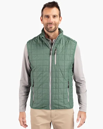 Rainier Recycled Insulated Puffer Full Zip Vest — view 5