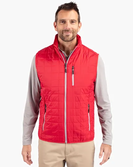 Rainier Recycled Insulated Puffer Full Zip Vest — view 6