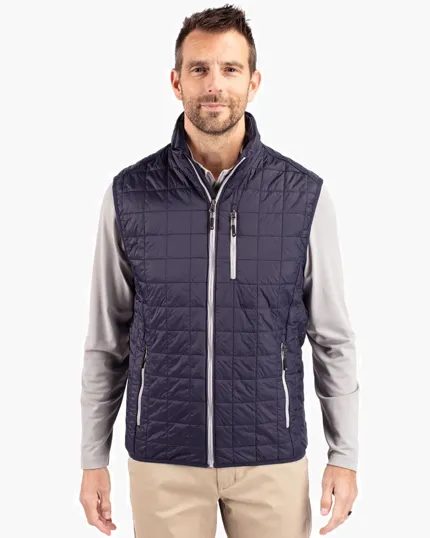 Rainier Recycled Insulated Puffer Full Zip Vest — view 11