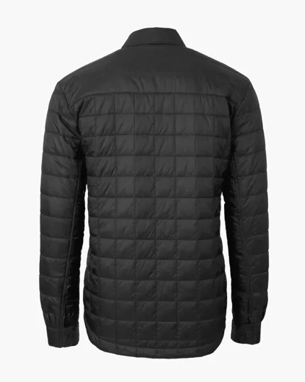 Rainier Recycled Insulated Puffer Full Zip Shirt Jacket — view 8