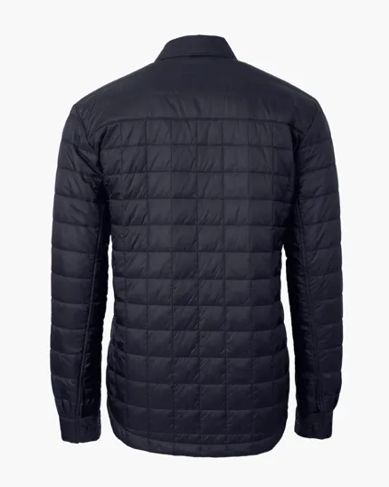 Rainier Recycled Insulated Puffer Full Zip Shirt Jacket — view 9