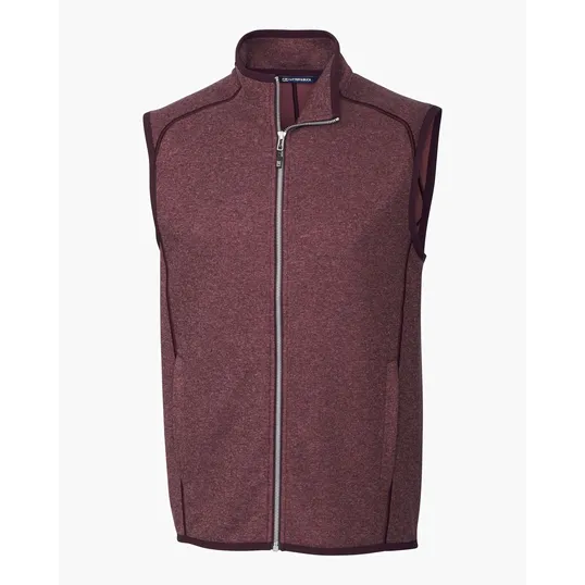 Mainsail Sweater-Knit Mens Full Zip Vest — view 10