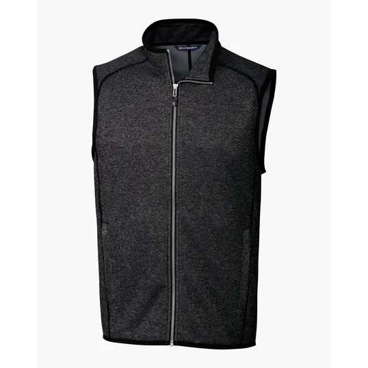 Mainsail Sweater-Knit Mens Full Zip Vest — view 11