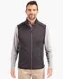 Mainsail Sweater-Knit Mens Full Zip Vest — view 2