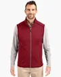 Mainsail Sweater-Knit Mens Full Zip Vest — view 3