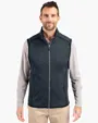 Mainsail Sweater-Knit Mens Full Zip Vest — view 5