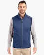 Mainsail Sweater-Knit Mens Full Zip Vest — view 8