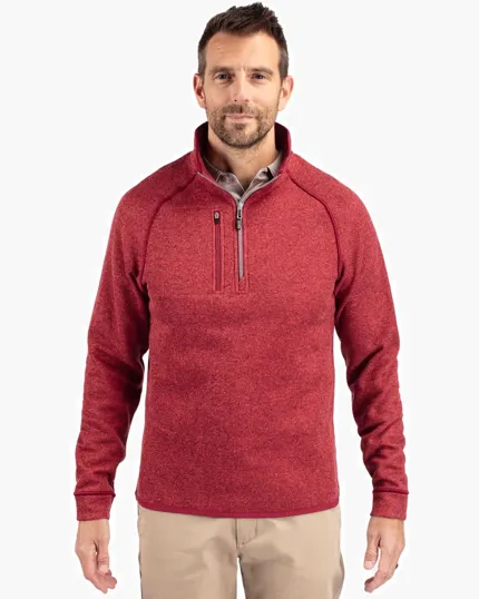 Mainsail Sweater-Knit Half Zip Jacket — view 2