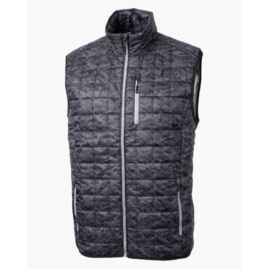 Rainier Recycled Insulated Printed Puffer Vest — view 3