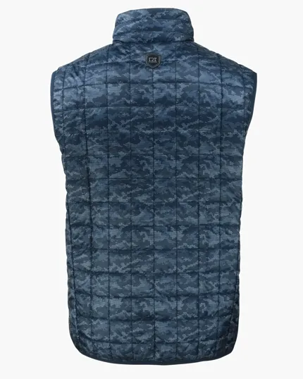 Rainier Recycled Insulated Printed Puffer Vest — view 6