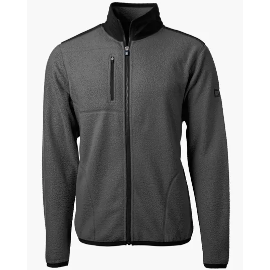 Cascade Epic Comfort Recycled Sherpa Fleece Men's Full Zip Jacket — view 10
