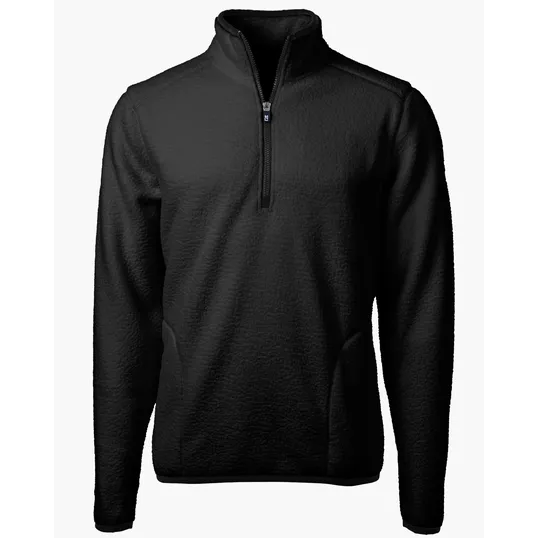 Cascade Epic Comfort Recycled Sherpa Fleece Men's Quarter Zip Jacket — view 6