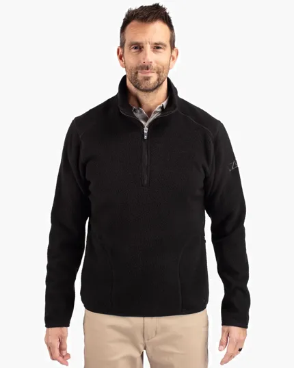 Cascade Epic Comfort Recycled Sherpa Fleece Men's Quarter Zip Jacket