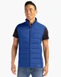 Evoke Recycled Honeycomb Fleece Mens Hybrid Full Zip Vest — view 4