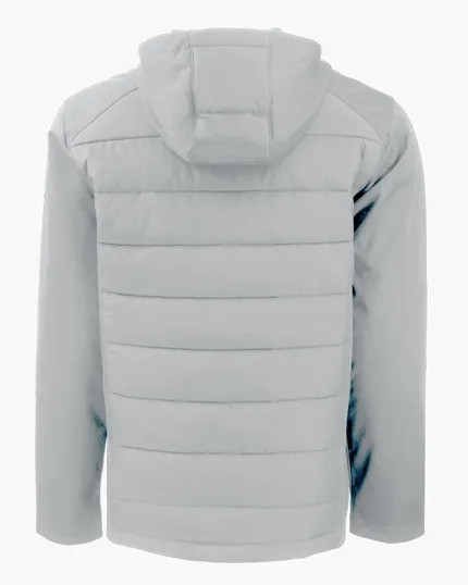 Evoke Recycled Honeycomb Fleece Men's Hybrid Full Zip Jacket — view 12