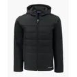 Evoke Recycled Honeycomb Fleece Men's Hybrid Full Zip Jacket — view 6
