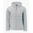 Evoke Recycled Honeycomb Fleece Men's Hybrid Full Zip Jacket — view 7