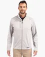 Evoke Recycled Honeycomb Fleece Full Zip Jacket — view 3