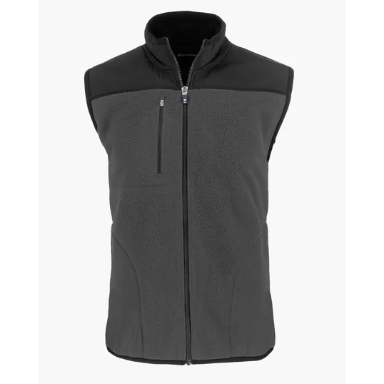 Cascade Epic Comfort Recycled Sherpa Fleece Men's Full Zip Vest — view 6