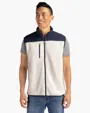 Cascade Epic Comfort Recycled Sherpa Fleece Men's Full Zip Vest — view 4