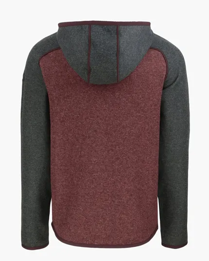 Men's Full Zip Hooded Sweater-Knit Jacket — view 18